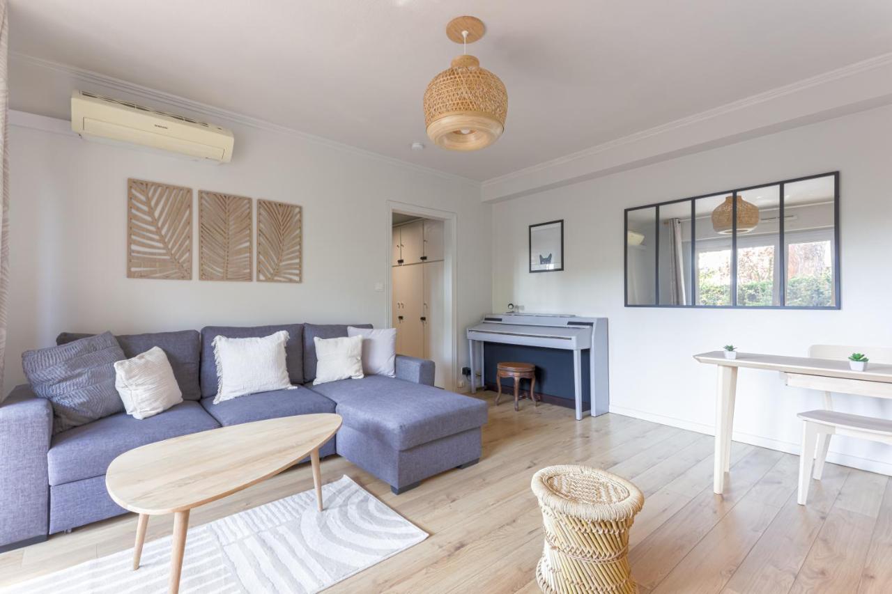 Beauvallon Plage - Magnifique T2 Avec Jardin, Proche Centre, Mer Antibes Exterior foto